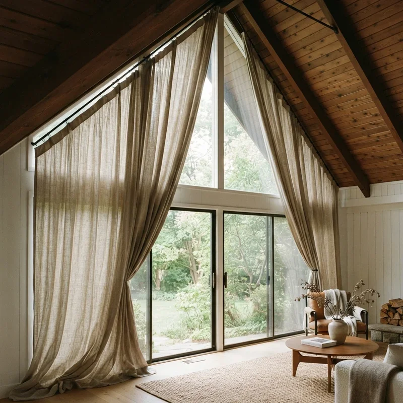 Slanted Ceiling Living Room Ideas