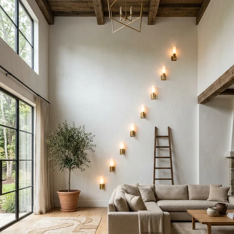 High Ceiling Living Room Lighting Ideas