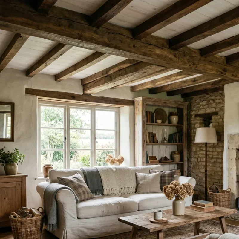 Rustic Farmhouse Living Room Ideas