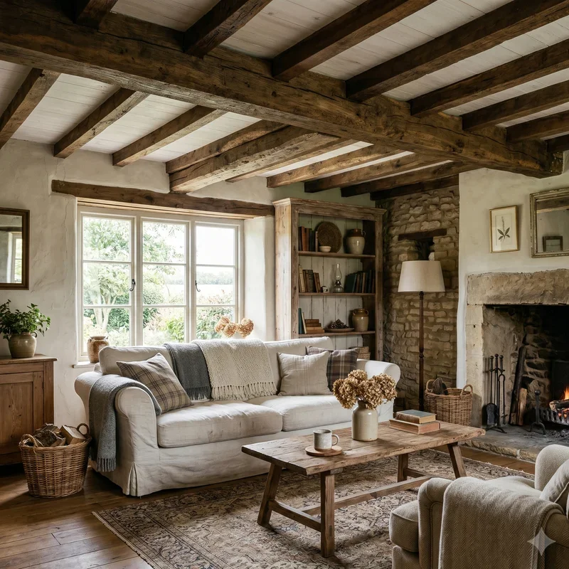 Rustic Farmhouse Living Room Ideas