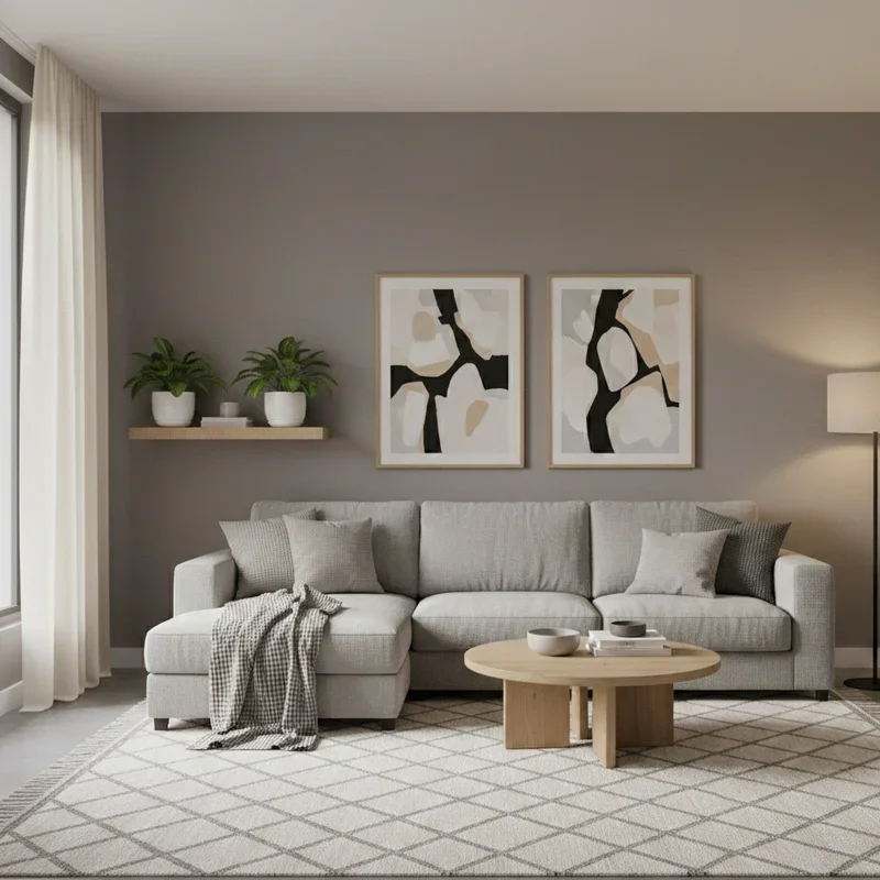 Gray and White Living Room Ideas