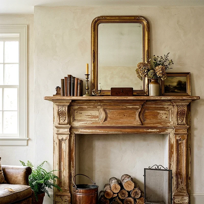 Mantel Without Fireplace Ideas