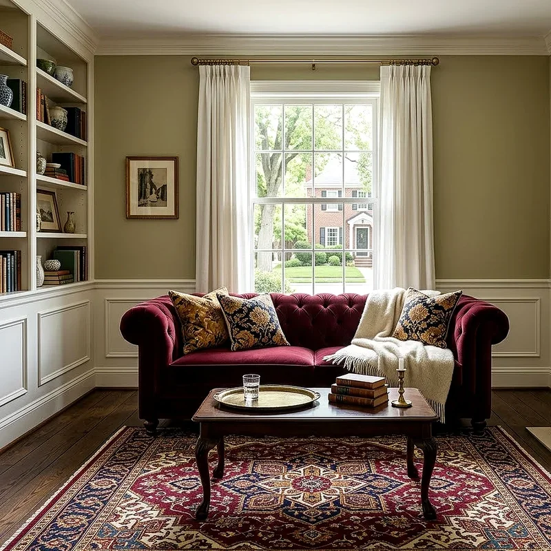 Burgundy Sofa Living Room Ideas