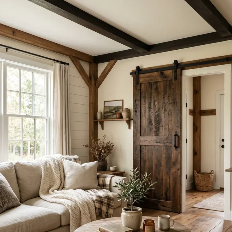 Rustic Farmhouse Living Room Ideas
