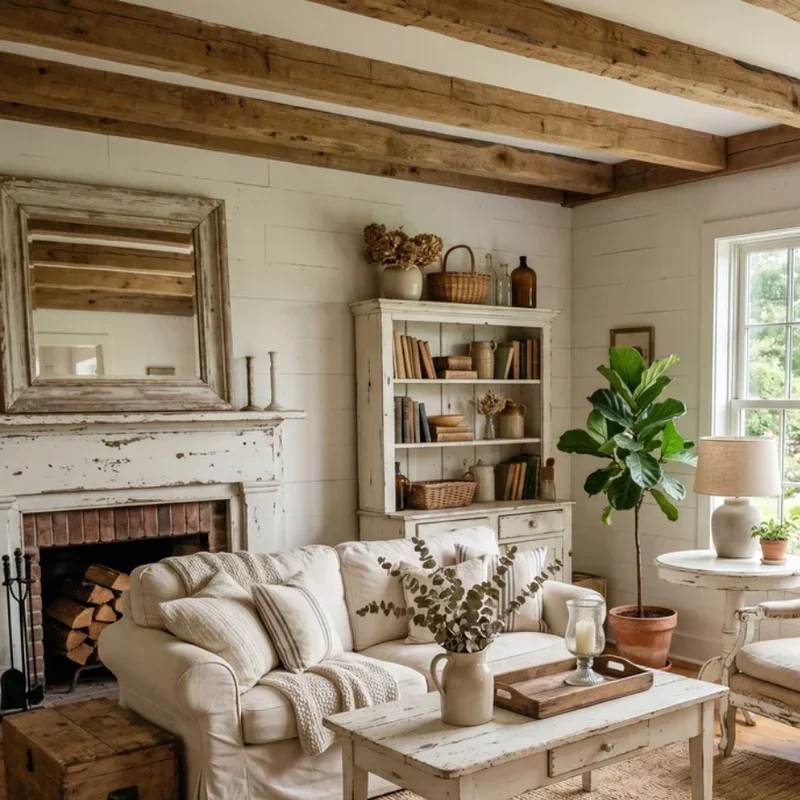 Rustic Farmhouse Living Room Ideas