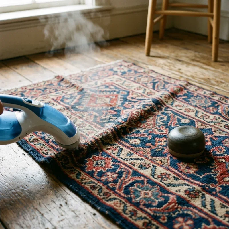How to Get Wrinkles Out of a Rug Easily at Home