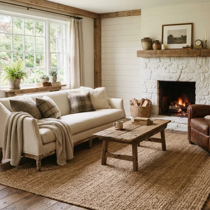 Farmhouse Rustic Living Room Ideas