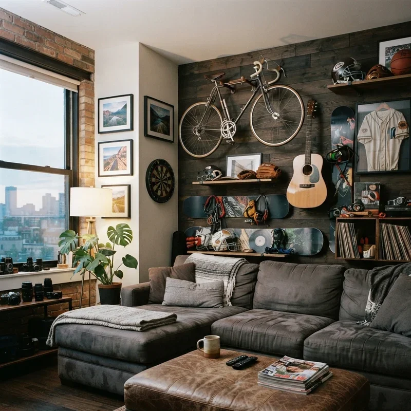 Bachelor Living Room Ideas