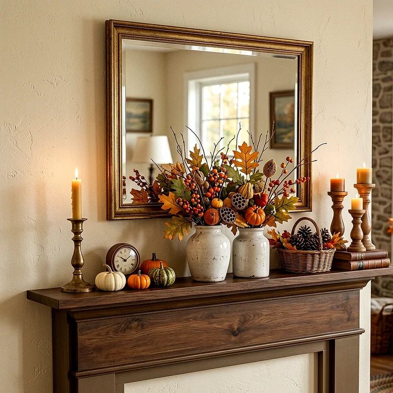 Mantel Without Fireplace Ideas