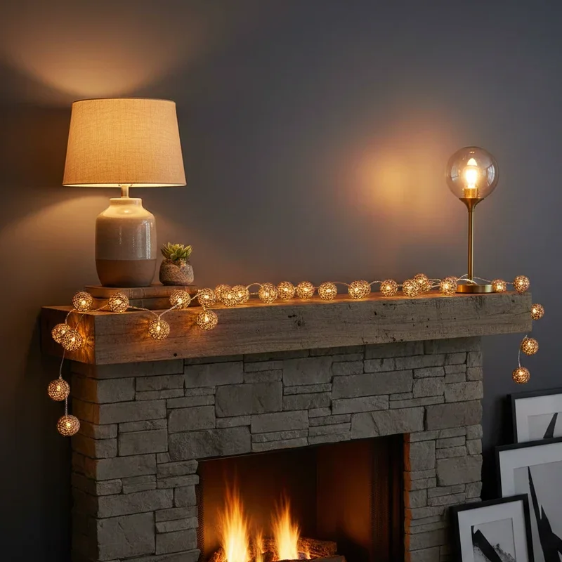 Fireplace Mantel Lighting Ideas
