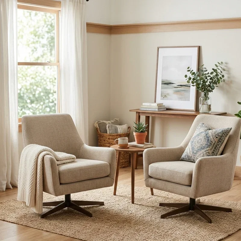 Swivel Chair Living Room Ideas