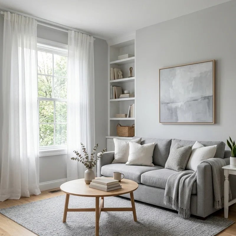 White and Grey Living Room Ideas