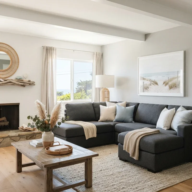 Dark Grey Sectional Living Room Ideas