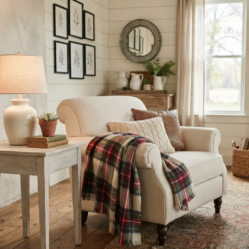 Farmhouse Living Room Decorating Ideas