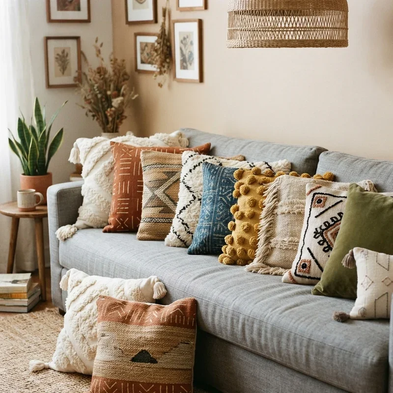 Throw Pillows for Gray Couch Ideas