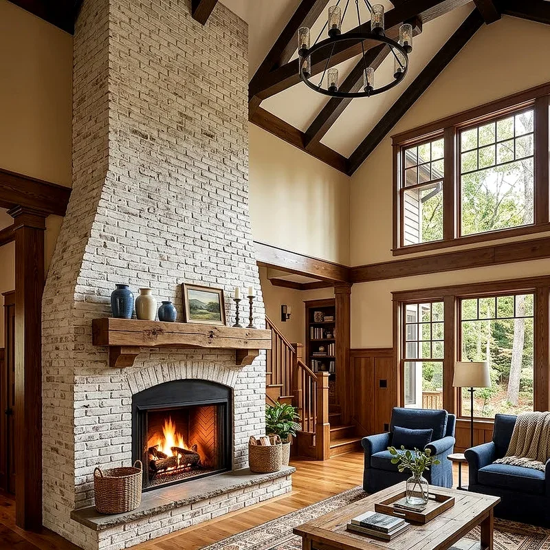 Two Story Fireplace Ideas