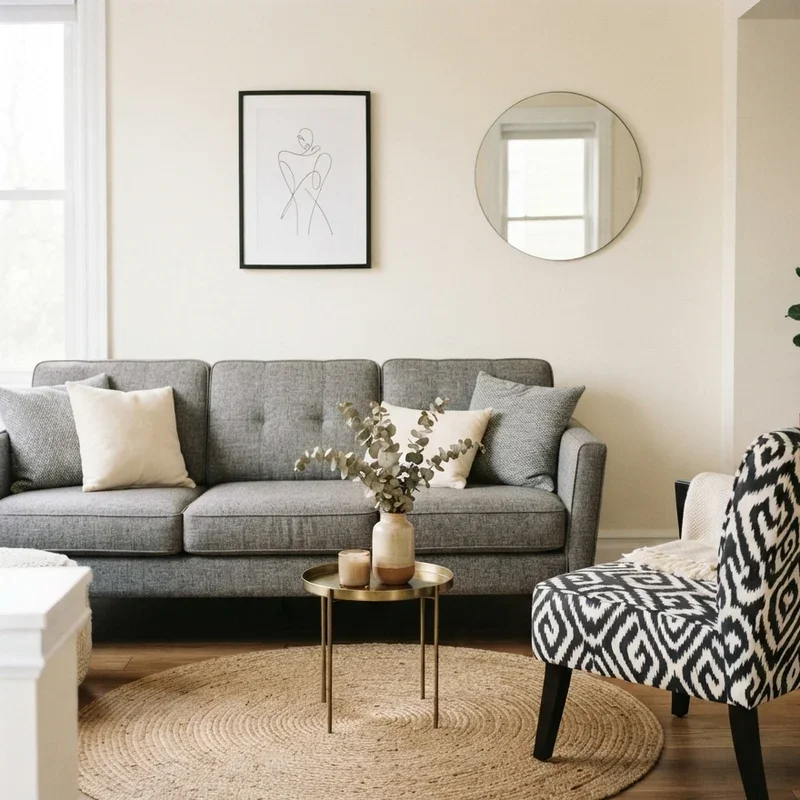 Gray Couch With Accent Chair Ideas