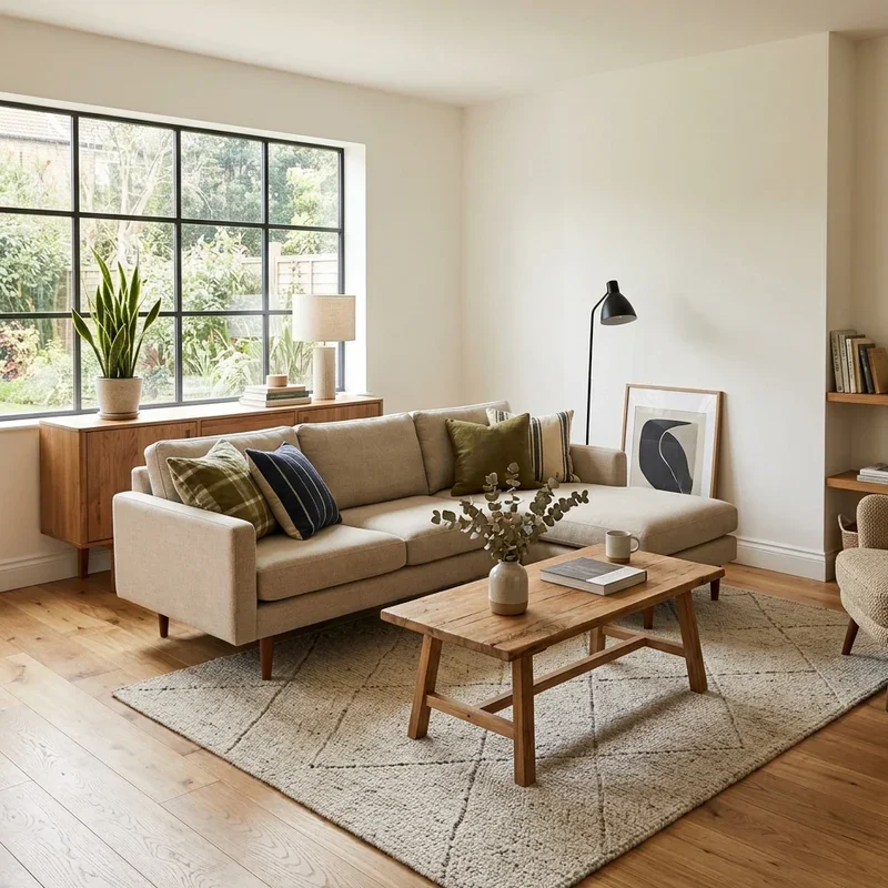 Square Living Room Ideas