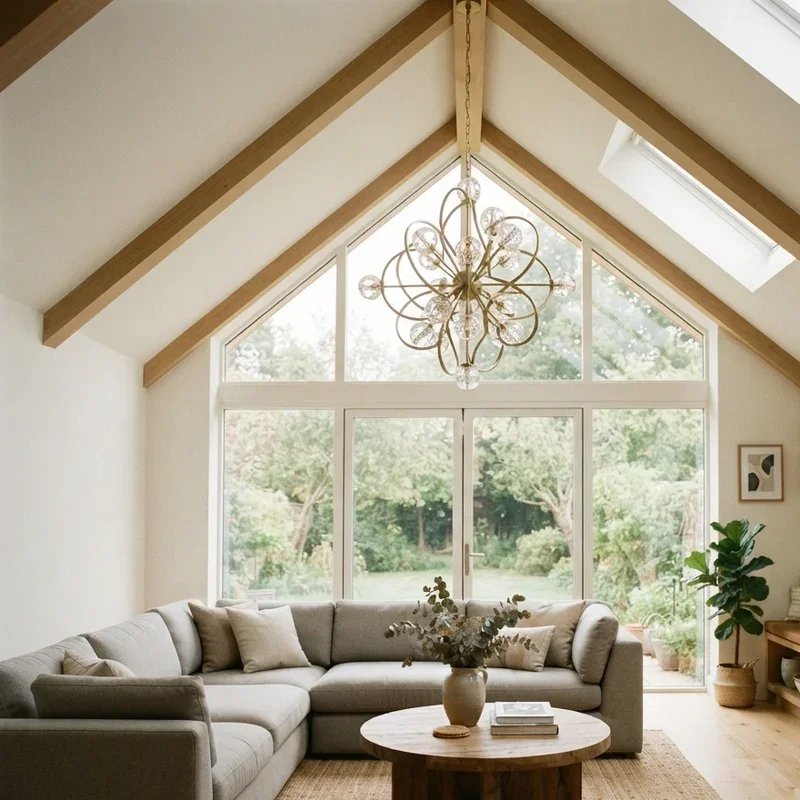 Slanted Ceiling Living Room Ideas