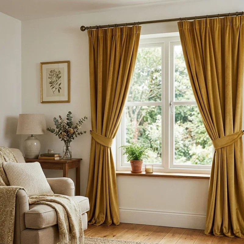 Gold Curtains Living Room Ideas