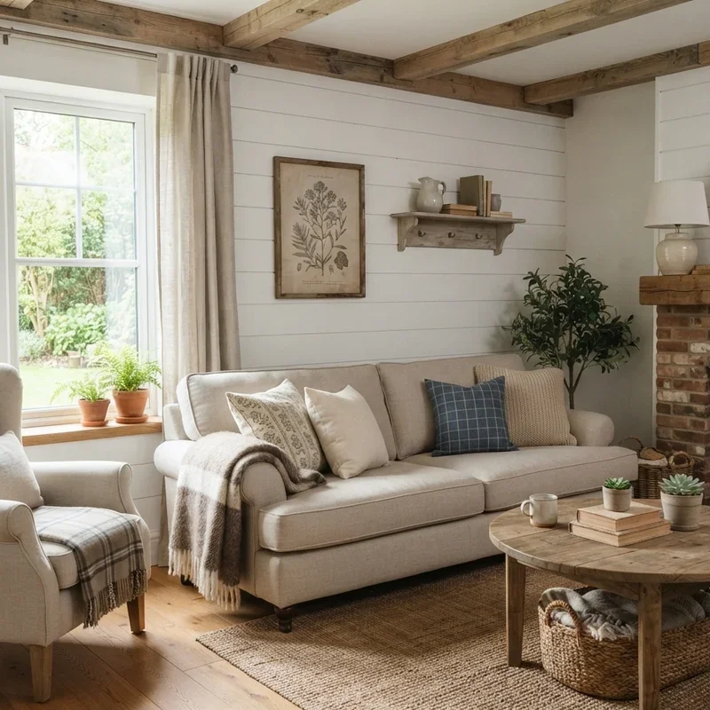 Farmhouse Living Room Decorating Ideas