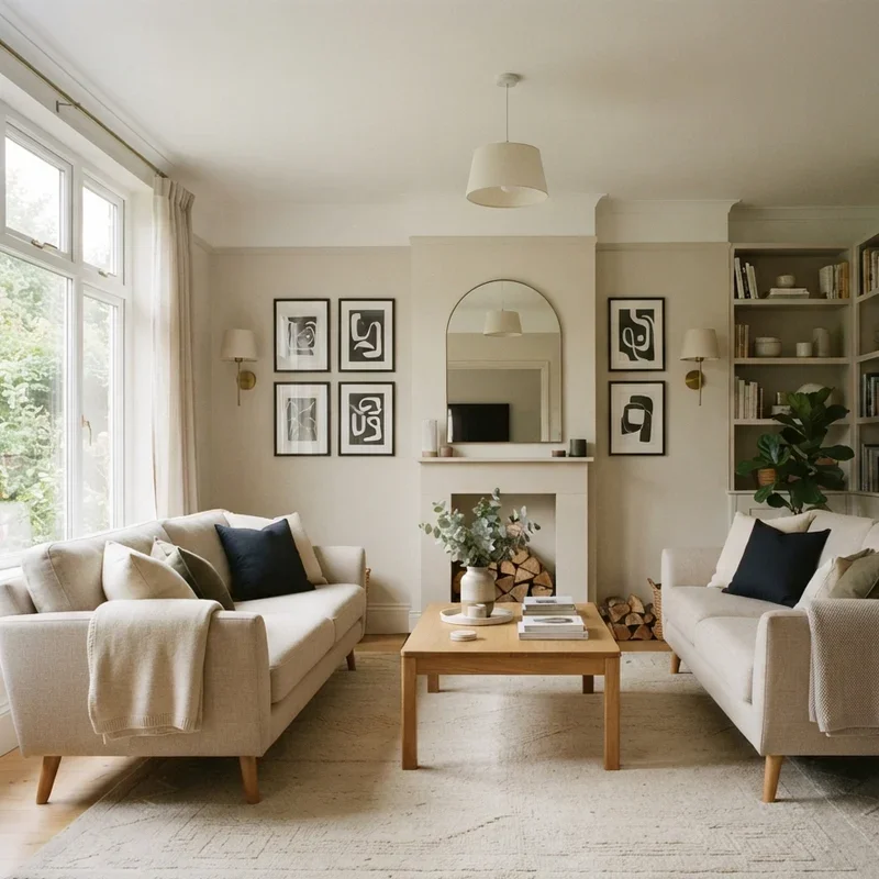 Two Sofa Living Room Ideas