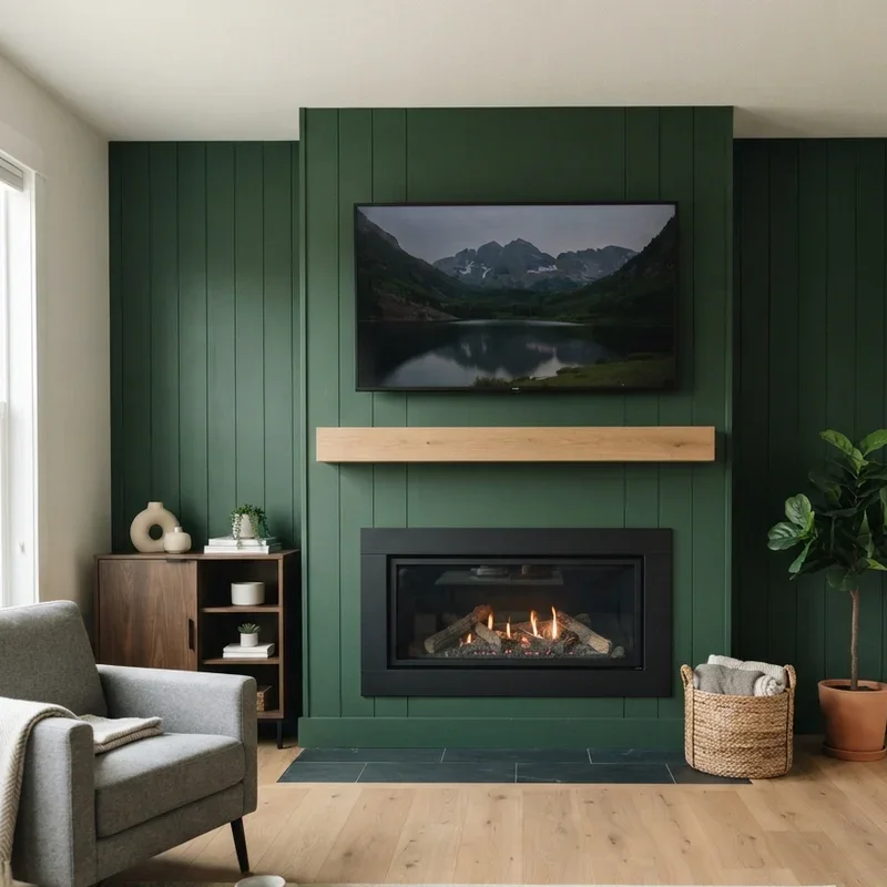Fireplace TV Accent Wall Ideas