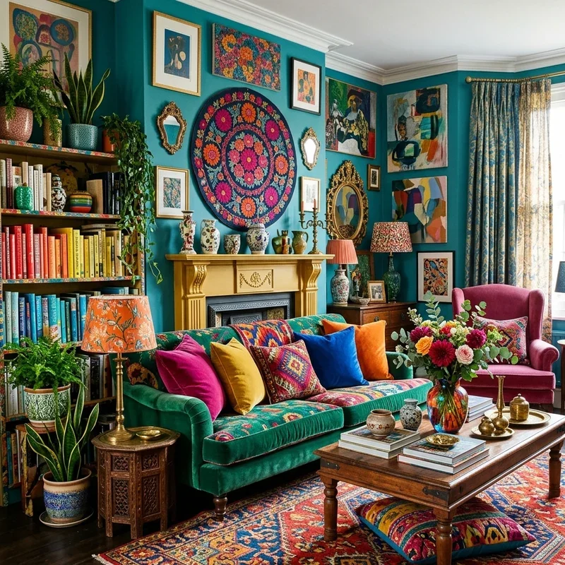 Maximalist Living Room Ideas