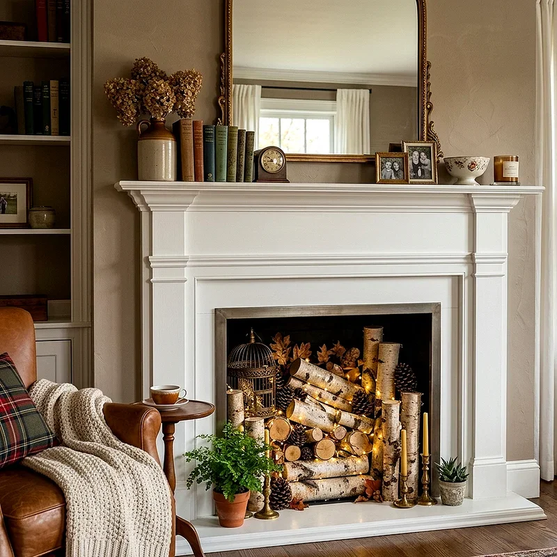 Mantel Without Fireplace Ideas