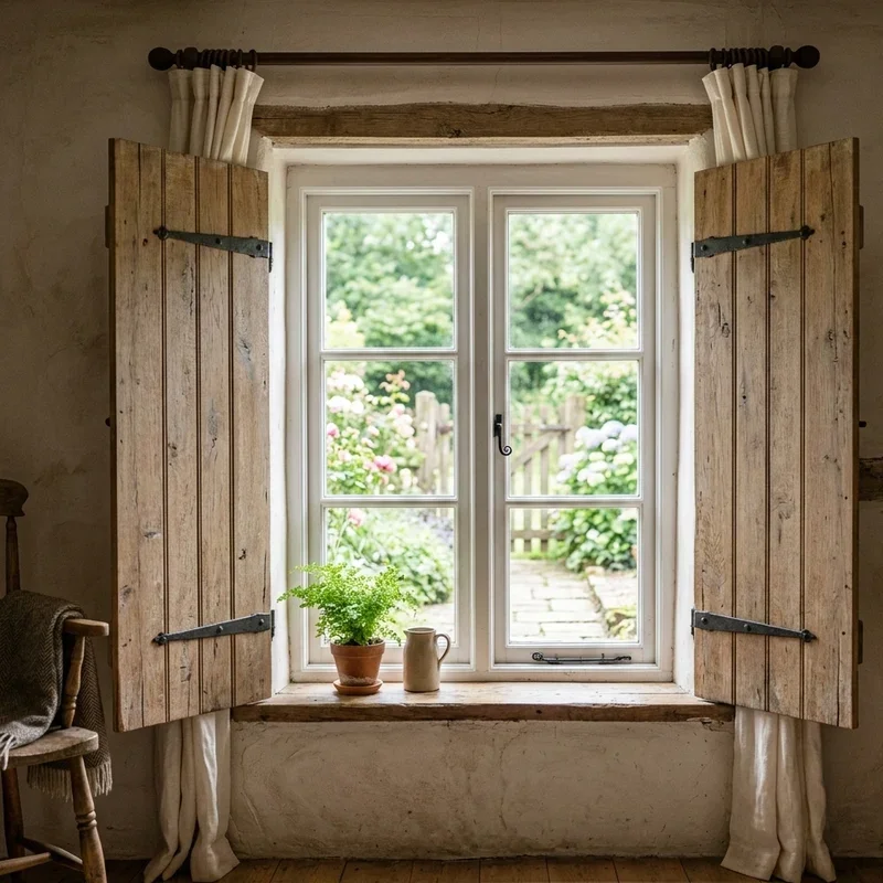 Farmhouse Window Treatment Ideas