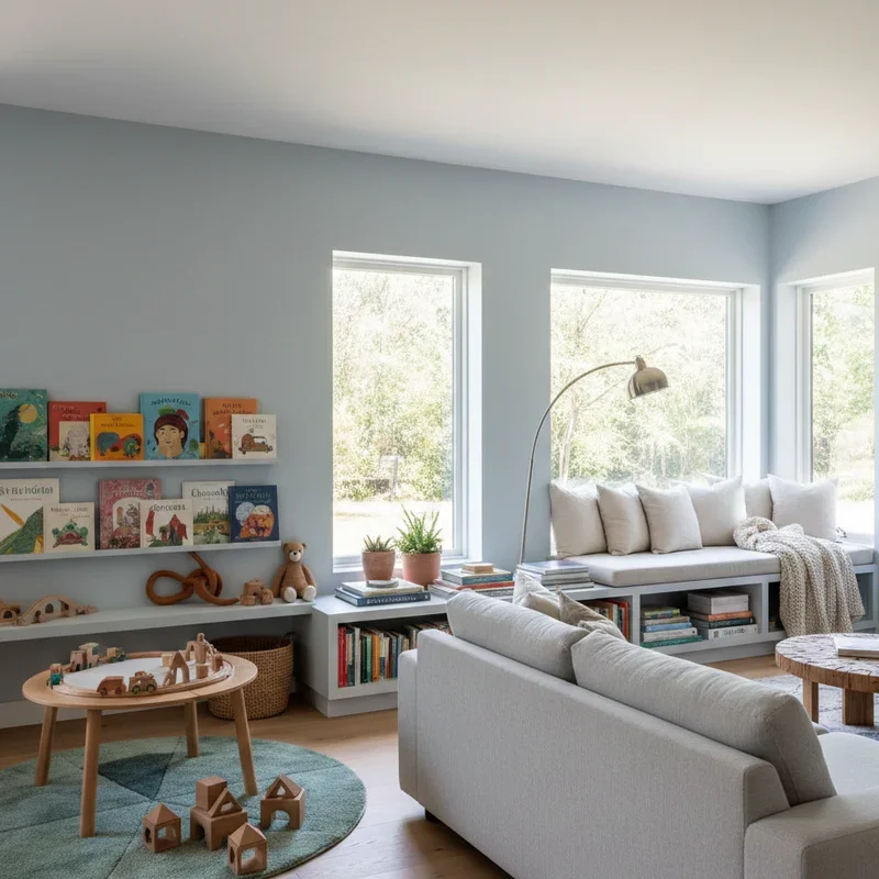 Play Area in Living Room Ideas