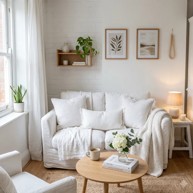 Small White Living Room Ideas