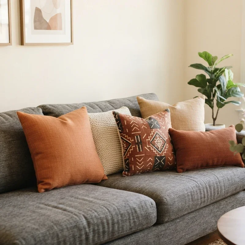 Throw Pillows for Gray Couch Ideas