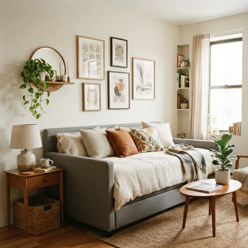 Living Room Bedroom Combo Ideas