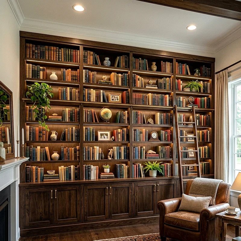 Living Room Bookcase Ideas
