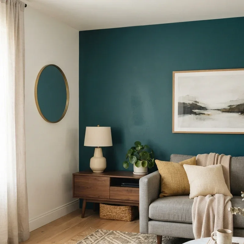 Two Tone Living Room Paint Ideas