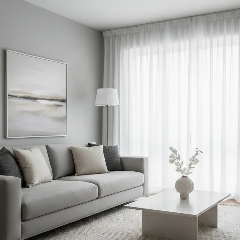 Gray and White Living Room Ideas