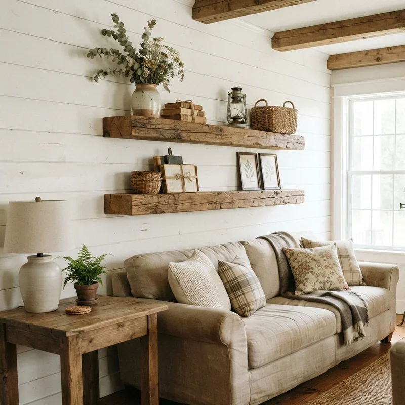 Farmhouse Rustic Living Room Ideas
