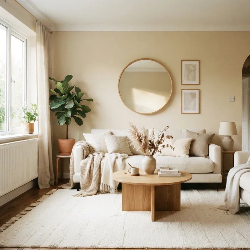 Cream Living Room Ideas