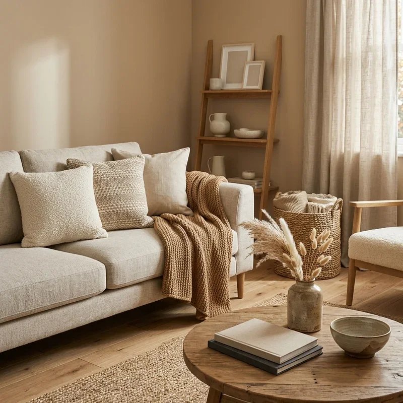 Warm Beige Living Room Ideas