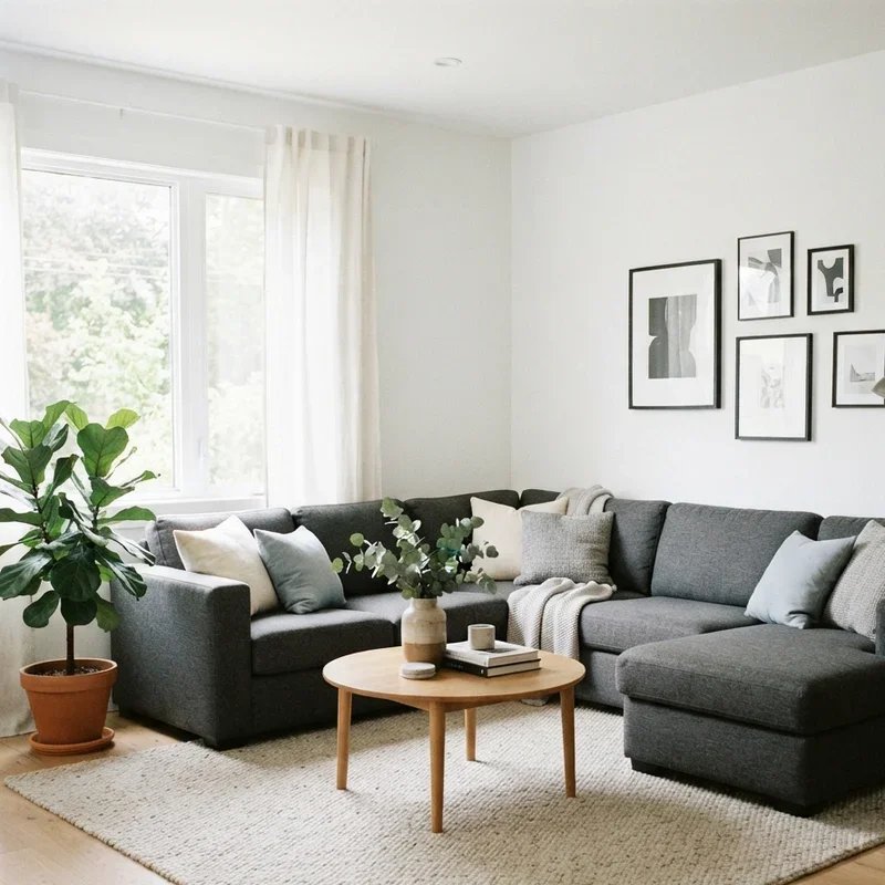 Dark Grey Sectional Living Room Ideas