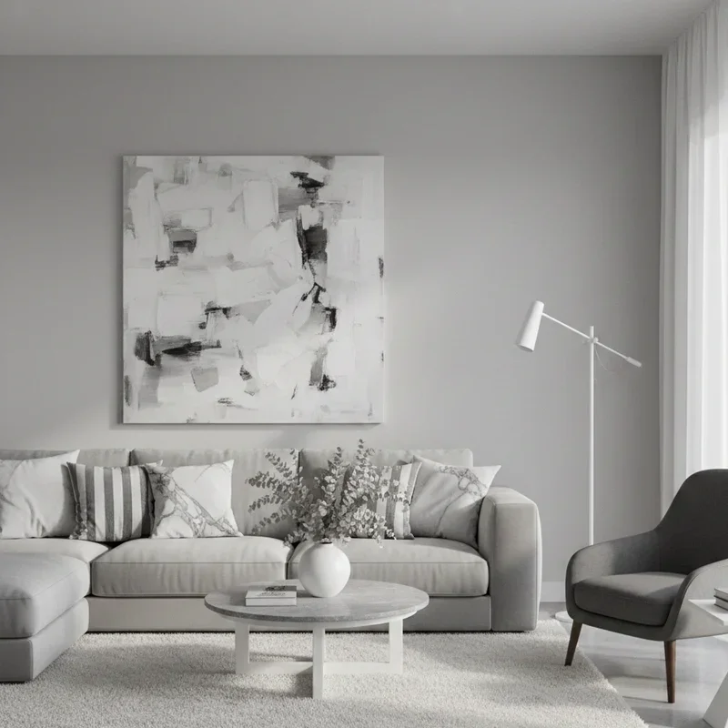 Gray and White Living Room Ideas