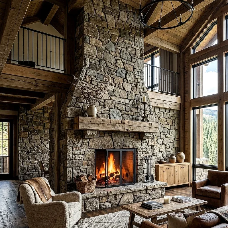 Two Story Fireplace Ideas