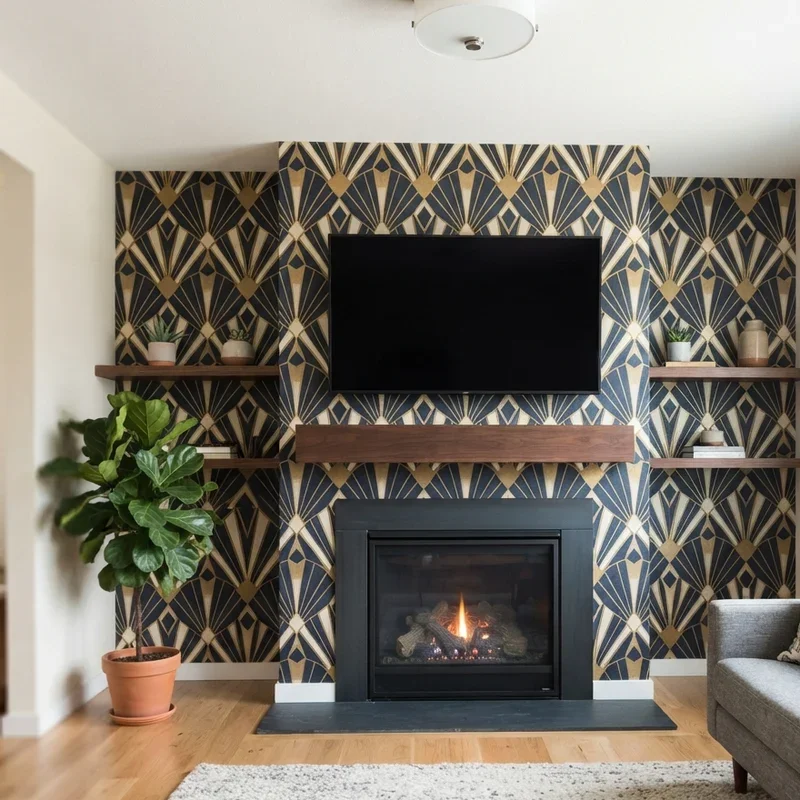 Fireplace TV Accent Wall Ideas