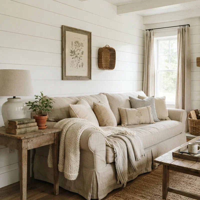 Farmhouse Rustic Living Room Ideas