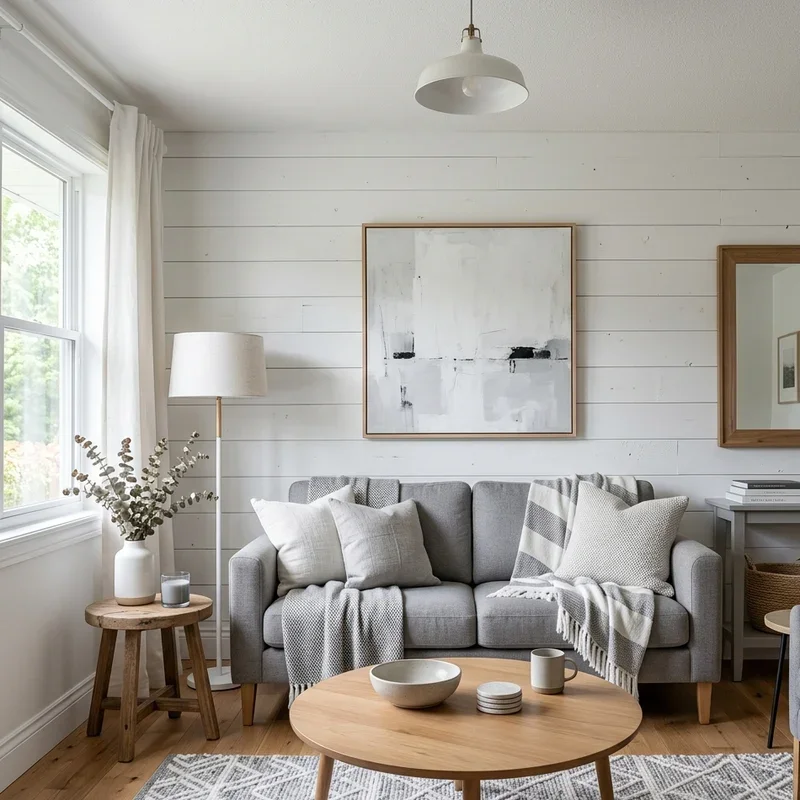 White and Grey Living Room Ideas