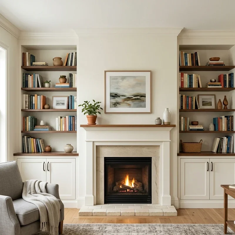 Living Room Built In Cabinet Ideas