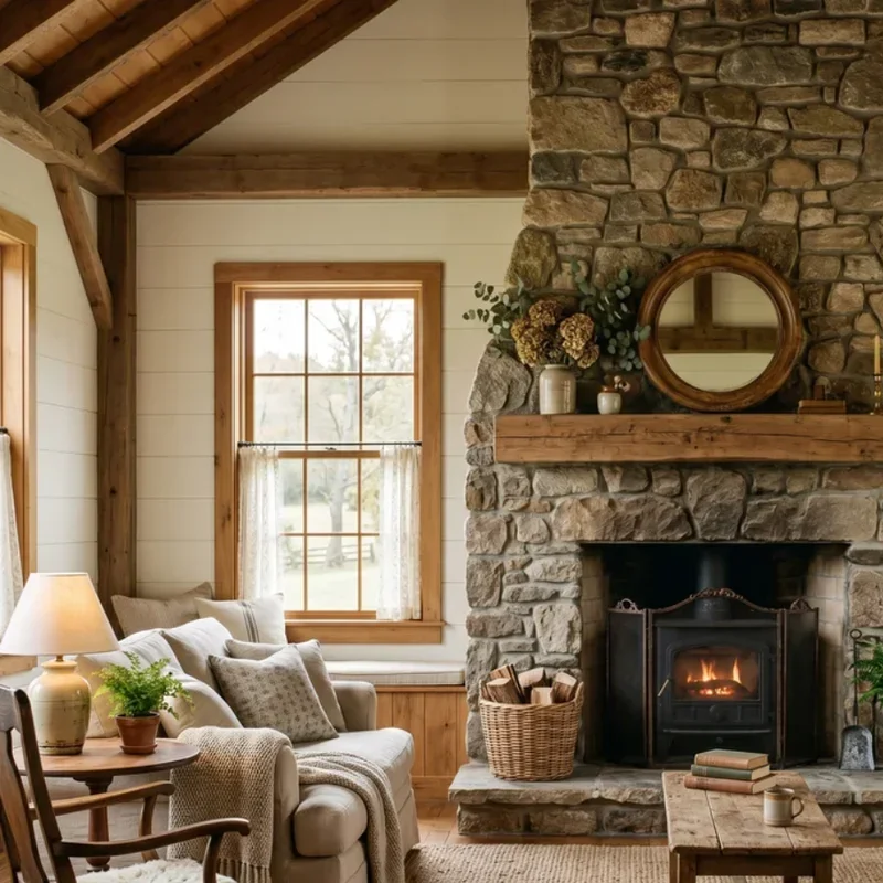 Rustic Farmhouse Living Room Ideas