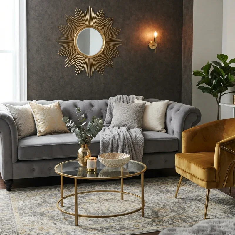 Gray Couch With Accent Chair Ideas