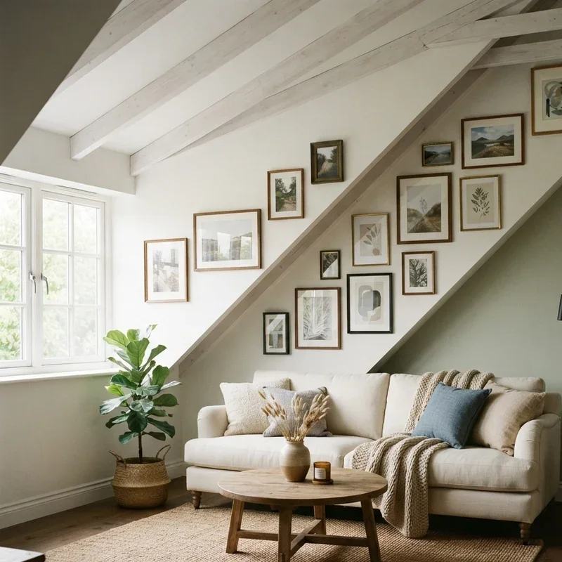 Slanted Ceiling Living Room Ideas